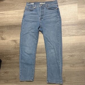 Levi's Light Blue Straight Leg Jeans